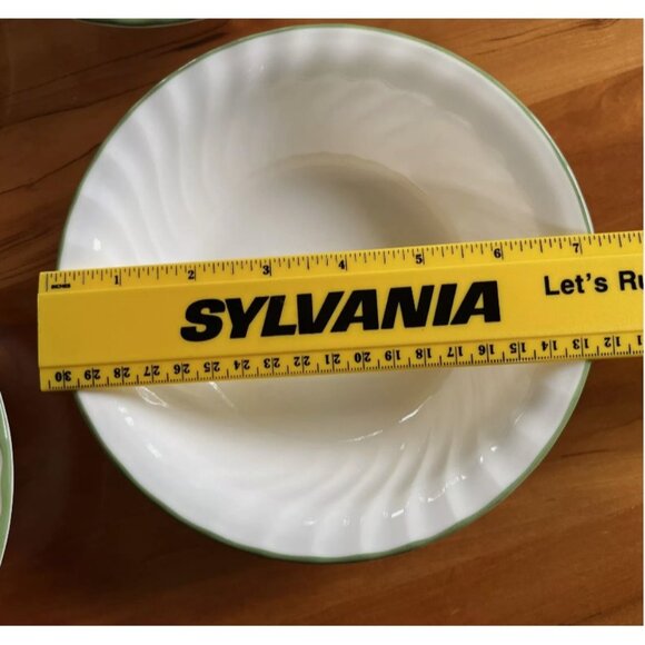 24pc Corelle Chutney Dinnerware set Plates/Bowls/Cups Saucers swirl fruit design - Picture 14 of 16